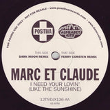 Marc et Claude – I Need Your Lovin' (Like the Sunshine)
