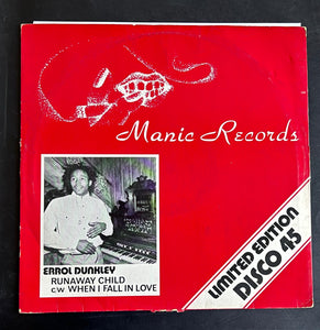 Errol Dunkley 'Runaway Child' 12"