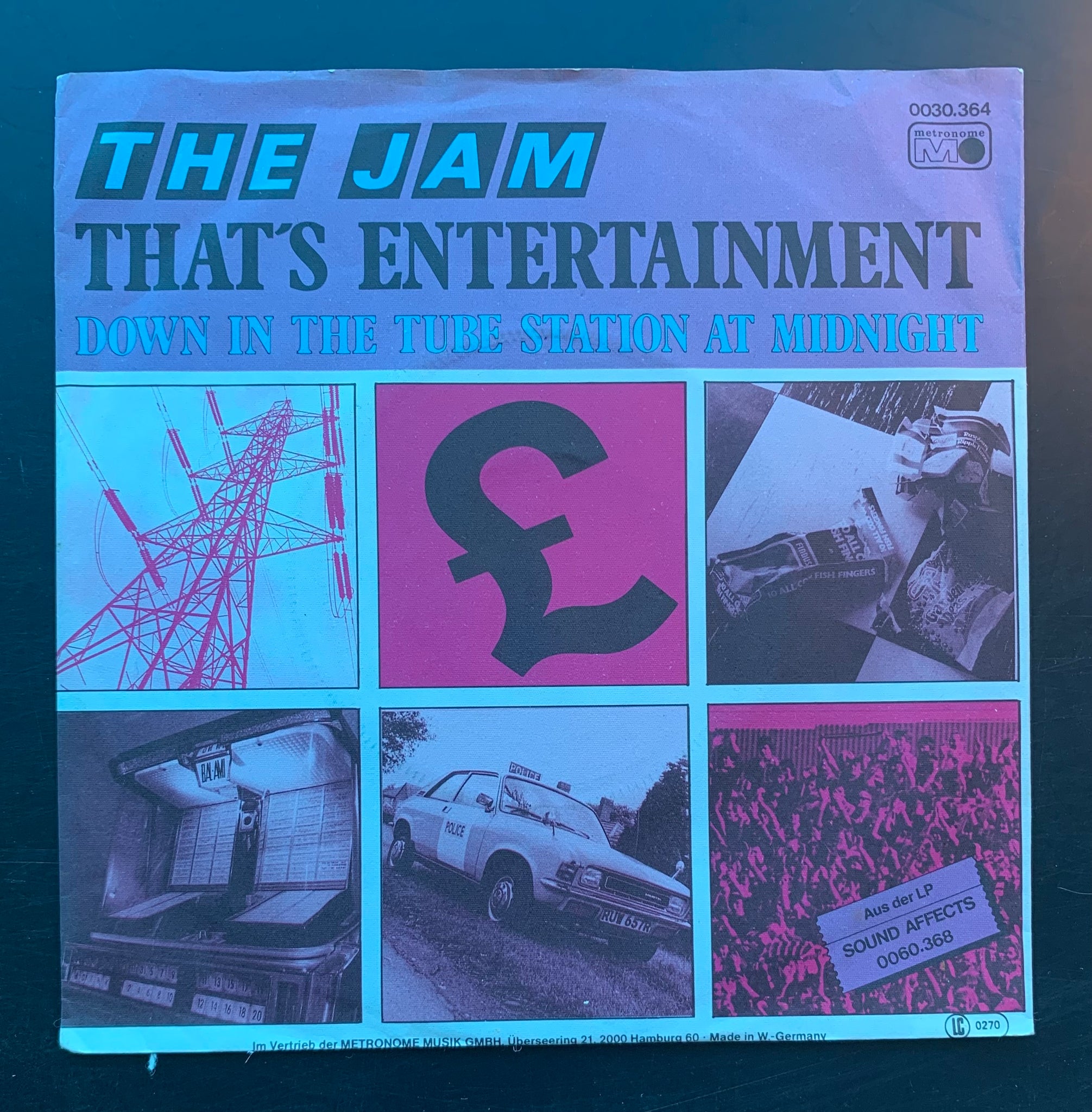 The Jam 'That's Entertainment' 7"