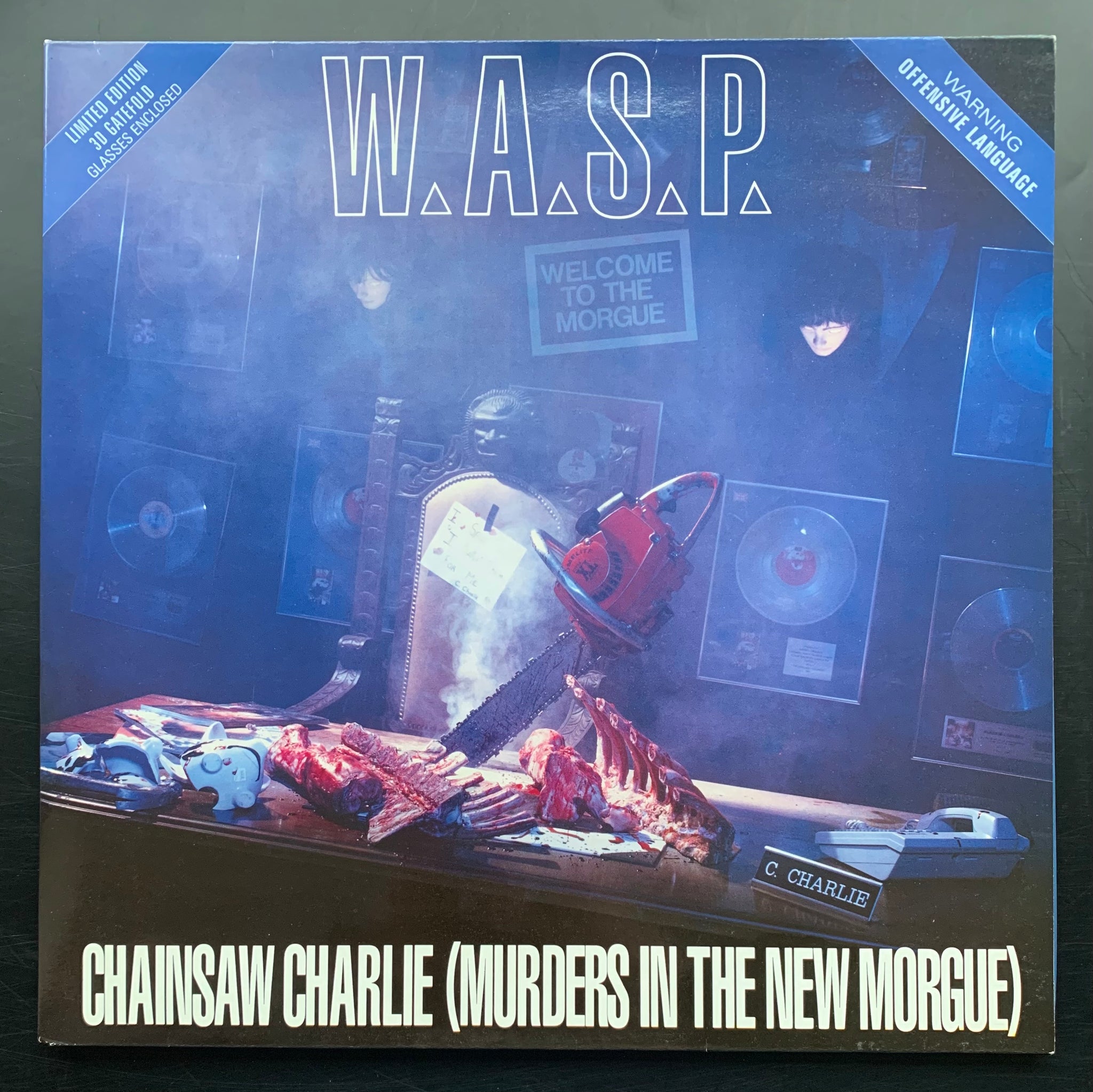 WASP 'Chainsaw Charlie' 12" Single