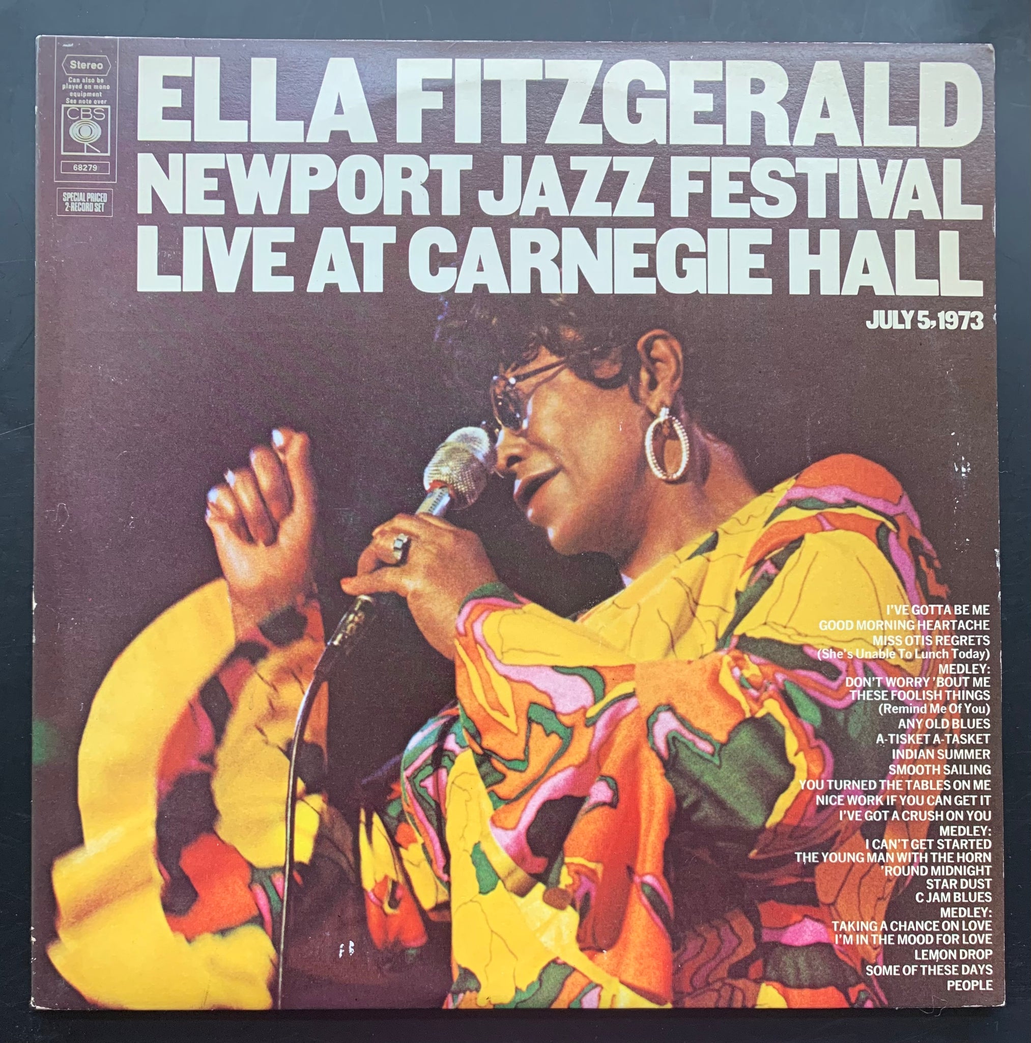 Ella Fitzgerald 'Newport Jazz Festival Live at Carnegie Hall' Double LP