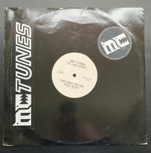 MC Tunes Vs 808 State 'The Only Rhyme That Bites' PROMO 12"