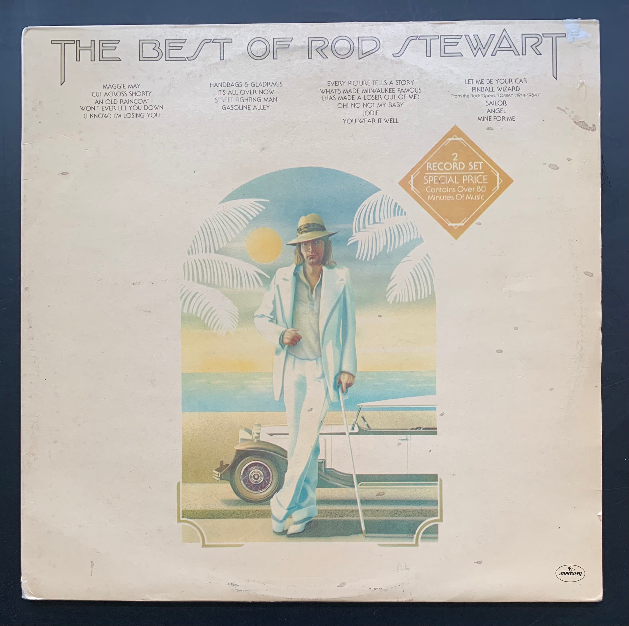 Rod Stewart 'The Best of Rod Stewart' Double LP